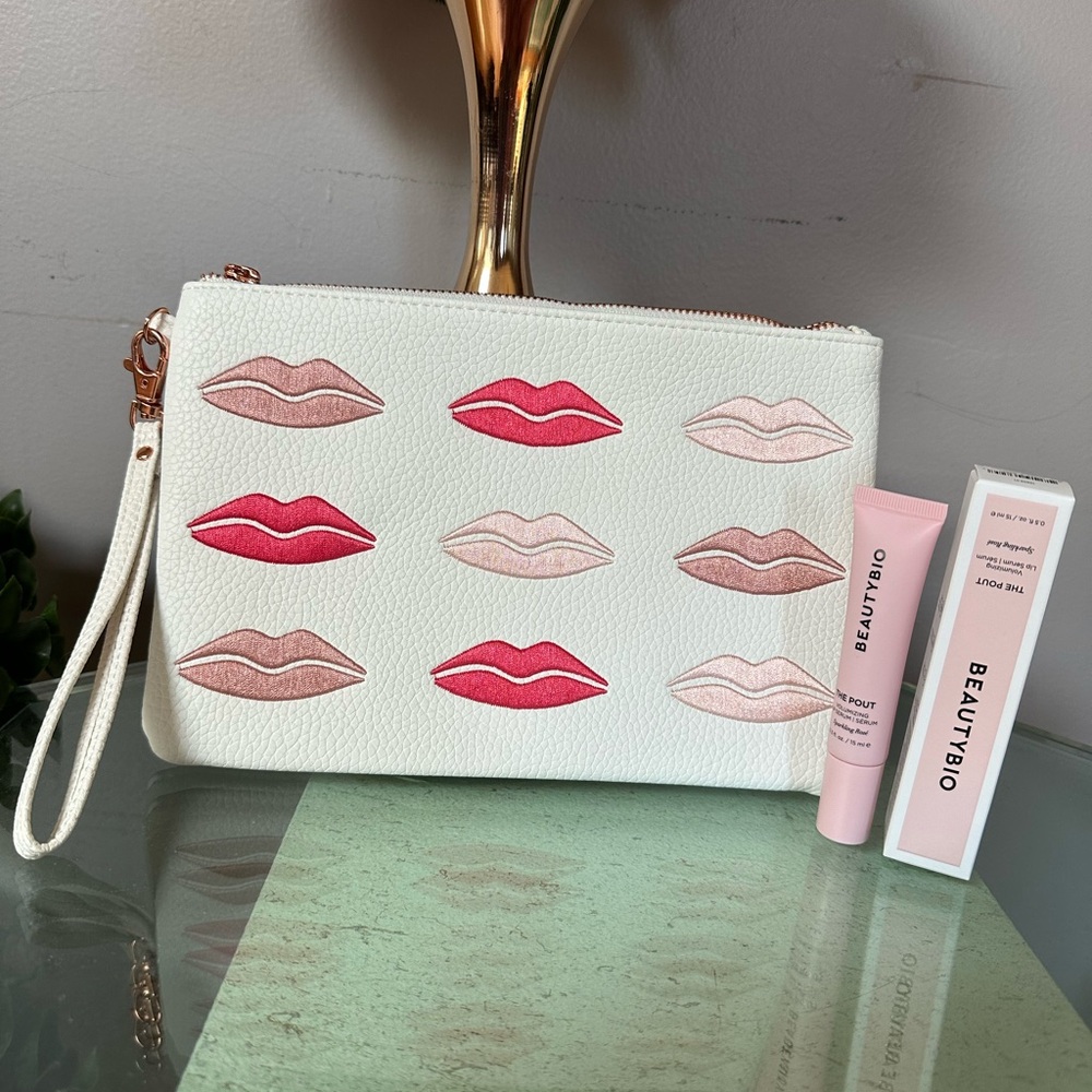 BeautyBio The Pout Volumizing Lip Serum with 
Wristlet Pouch